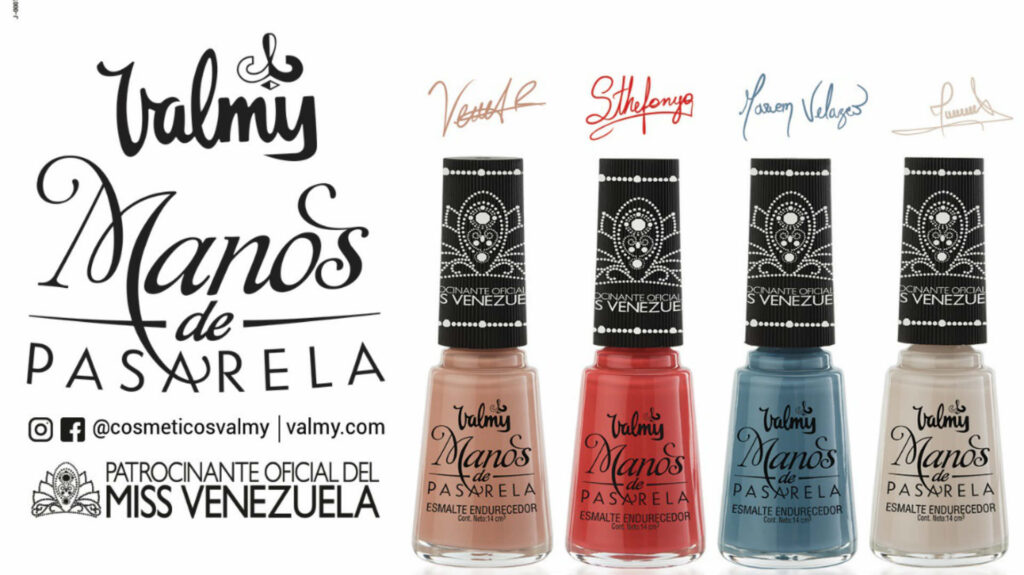 Valmy con Miss Manos de Pasarela