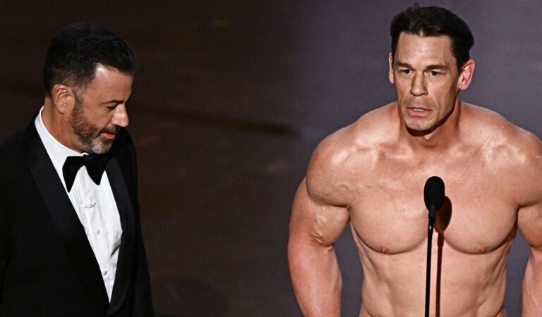 ¡Sin ropa en los Oscar! La osada presentación de John Cena que encendió las redes 