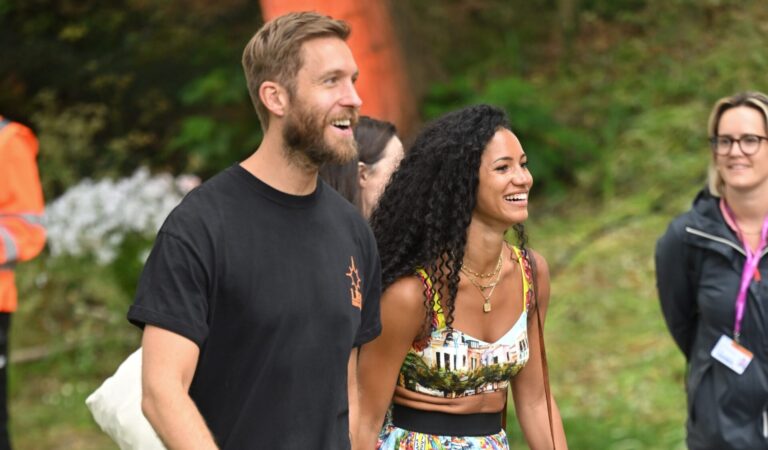 La esposa de Calvin Harris es fan de la ex de su marido