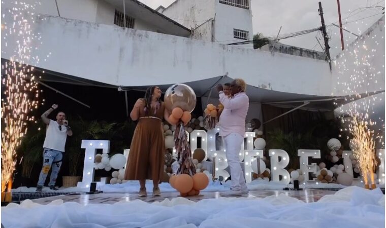 Coquito y su familia revelan el sexo de su segundo bebé