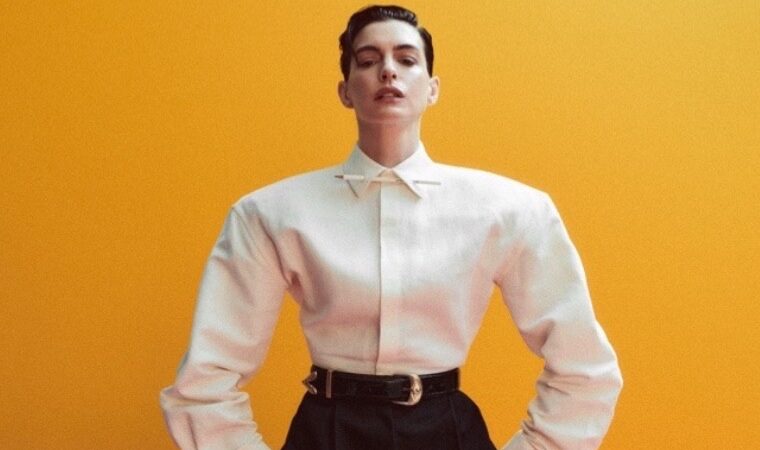 ¡Muy a la moda! Así lució Anne Hathaway para la portada de la revista V Magazine