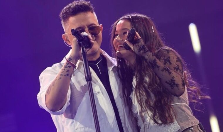 Joaquina vivió un momento inolvidable al compartir tarima con Alejandro Sanz en el estadio Santiago Bernabéu