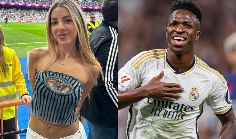 Captan a Corina Smith y Vinicius muy “románticos” durante un concierto