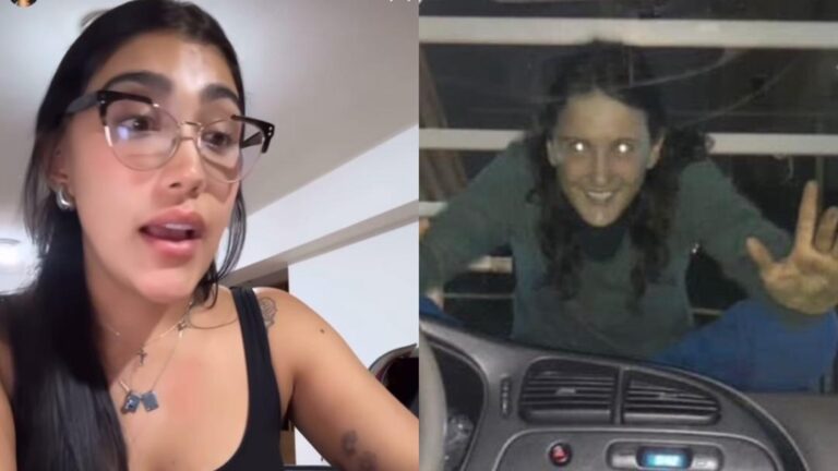 Dani Barranco y acosadora de El Hatillo