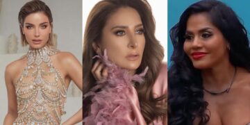 Aleska Génesis, Geraldine Bazán y Maripily Rivera- Foto Cortesía