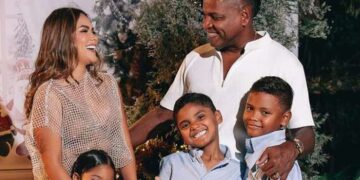Omar Geles con su familia- Foto Cortesía