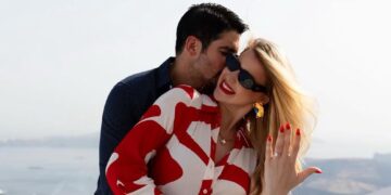 Masison Anderson y su prometido Pepe Gámez- Foto Cortesía