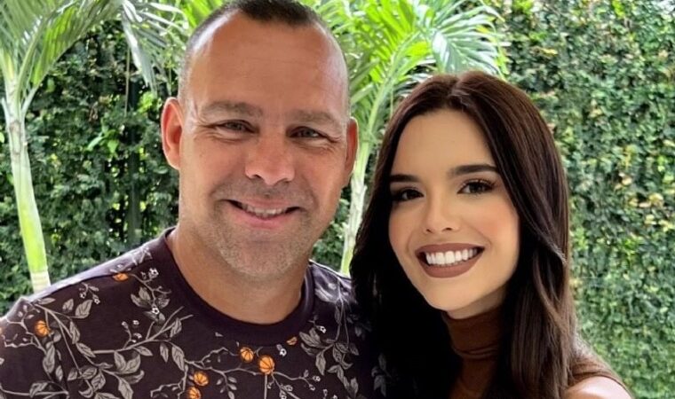 El emotivo reencuentro entre Amanda Dudamel con su padre en Colombia