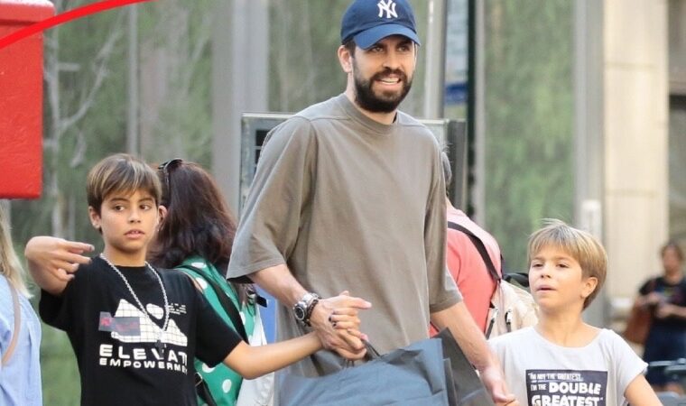 Gerard Piqué de vacaciones con sus hijos en Nueva York sin la compañía de Clara Chía