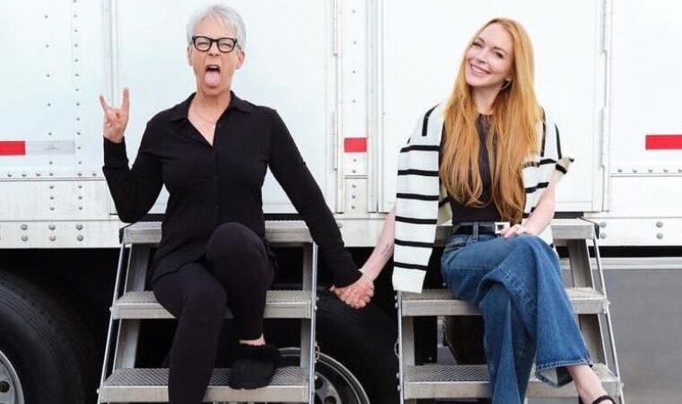 Lindsay Lohan y Jamie Lee Curtis anuncian que ya iniciaron las grabaciones de la secuela de “Un viernes de locos” 