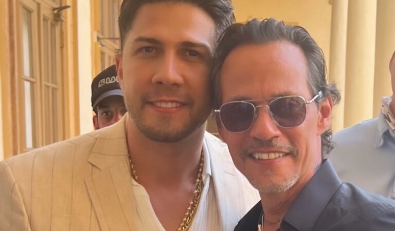 Lion Lázaro cumplió su sueño de conocer a Marc Anthony