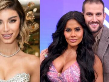 Aleska Génesis, Maripily Rivera y Clovis Nienow- Foto Cortesía