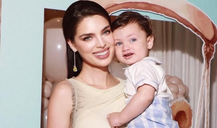 Nadia Ferreira celebró el primer año de su hijo sin Marc Anthony