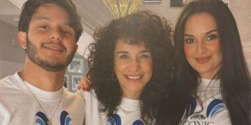 Karina y sus hijos- Foto Cortesía