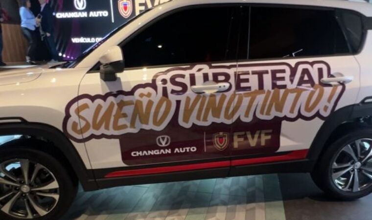 “En equipo llegamos más lejos que nunca”: Changan Auto es el vehículo oficial de La Vinotinto