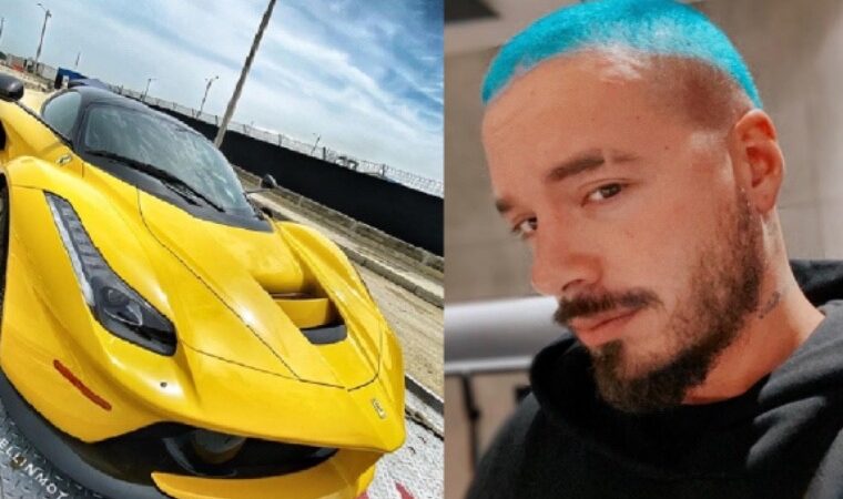 J Balvin prestó su Ferrari a fans que le compraron un café