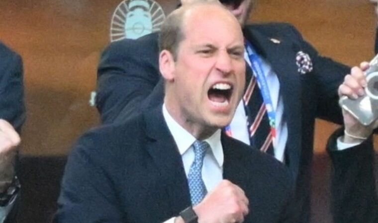 ¡Un aficionado más! Así vivió el príncipe William el partido de Inglaterra en la Eurocopa 2024