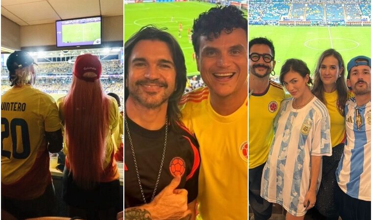 ¡Un encuentro de estrellas! Estos fueron los artistas que disfrutaron de la final de la Copa América 2024