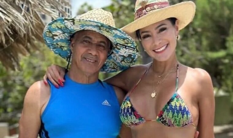 Norkys Batista traslada a su papá a Cali por complicaciones de salud