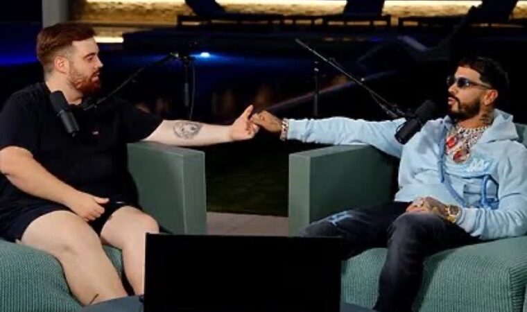 ¡Paz y amor! Anuel AA se disculpa con Ibai Llanos tras su polémica presentación en “La Velada del año 4”