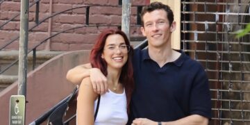 Dua Lipa y Callum Turner- Foto Cortesía