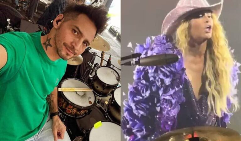 Baterista de Paulina Rubio la defendió de fuertes críticas tras video viral