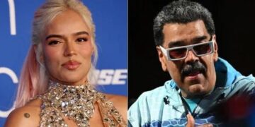 Karol G y Nicolás Maduro- Foto Cortesía