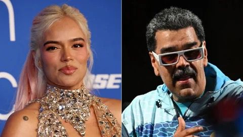 Karol G y Nicolás Maduro- Foto Cortesía