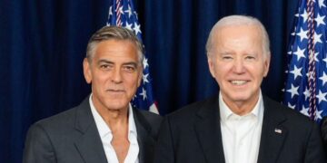 George Clooney y Joe Biden- Foto Cortesía