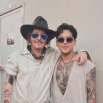 Johnny Depp y Christian Nodal- Foto Cortesía