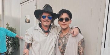 Johnny Depp y Christian Nodal- Foto Cortesía