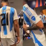 Selección argentina haciendo burla de los colombianos- Foto Cortesía