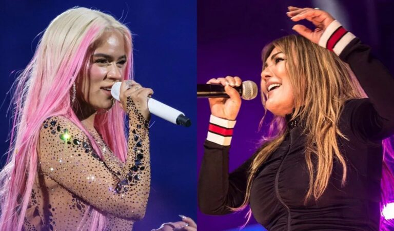 Amaia Montero sorprendió a los fanáticos de Karol G con un regreso a los escenarios