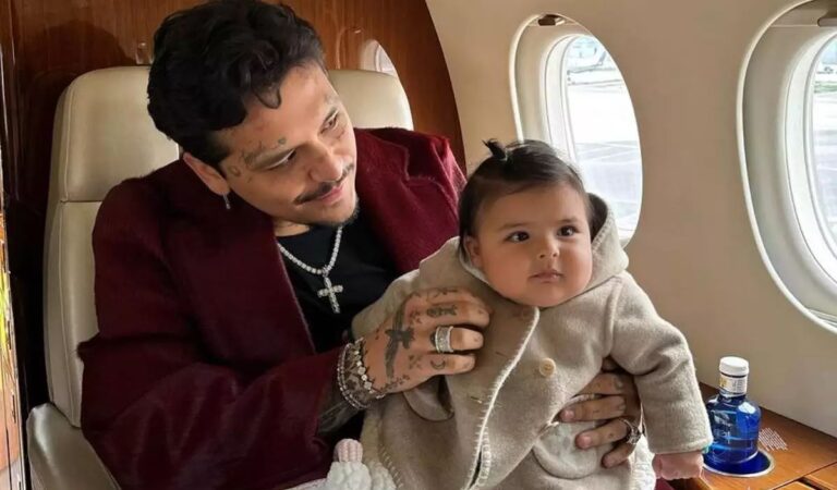 Christian Nodal se reencontró con Cazzu para ver a su hija Inti