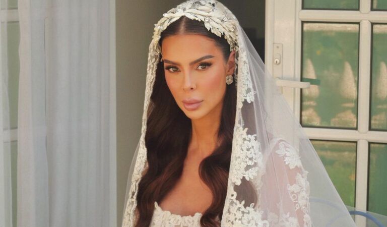 Fernanda Alio protagonizó una boda mágica y se casó con un vestido de cuento de hadas