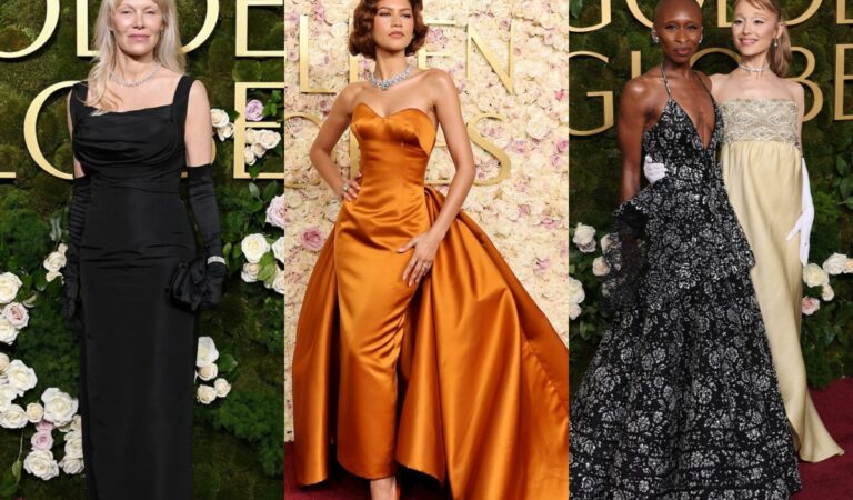 La alfombra roja de los Golden Globes 2025 brilló con estrellas y estilo