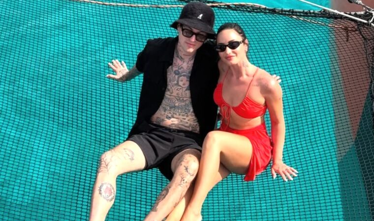 Un sueño en Bora Bora: Demi Lovato mostró cómo se disfruta su luna de miel junto a Jordan Lutes