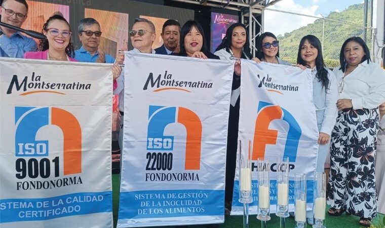 La Montserratina hace historia al obtener triple certificación de calidad en Venezuela