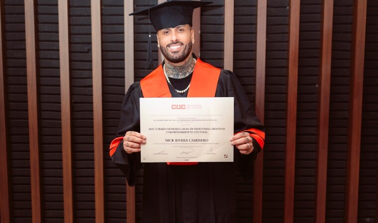 Nicky Jam es reconocido con Doctorado Honoris Causa por su impacto creativo y social