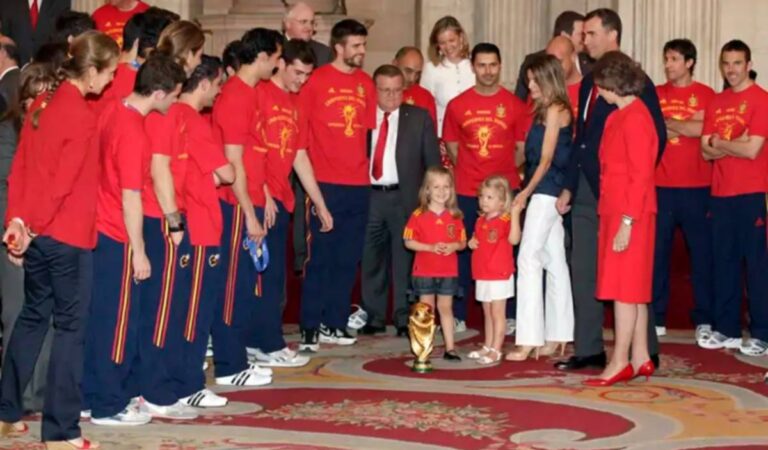 Leonor y Sofía reviven una foto histórica tras la final del Mundial 2026