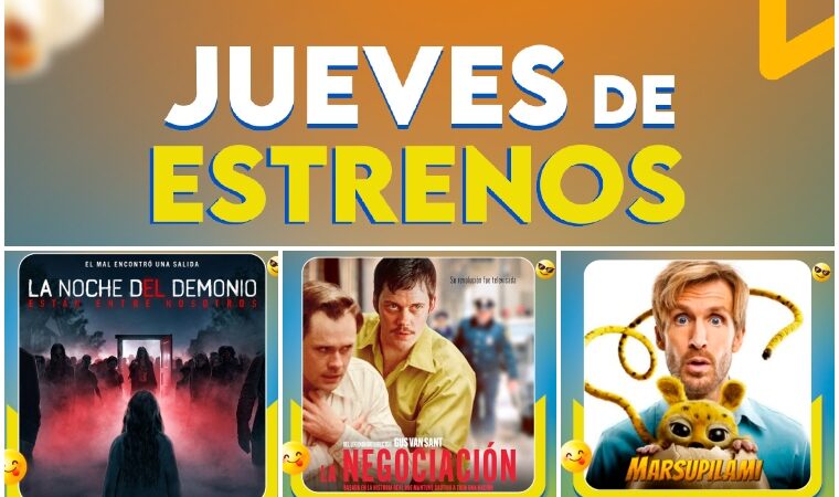 Cinex renueva su cartelera con terror, suspenso y aventuras para toda la familia