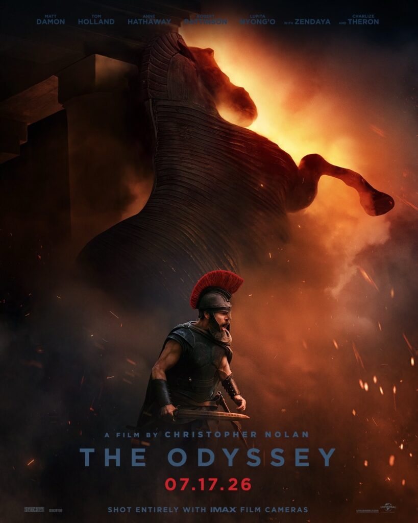 Póster oficial de La Odisea, de Christopher Nolan
