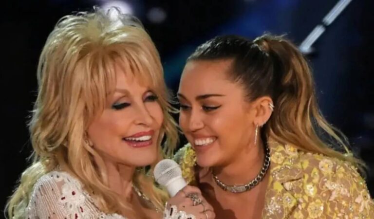 Con un dolor profundo, Miley Cyrus se despidió de su madrina Dolly Parton