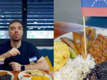Pabellón criollo venezolano compitiendo en el Mundial de Comidas de Ibai Llanos
