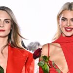 Cara Delevingne y Kendall Jenner en una pasarela