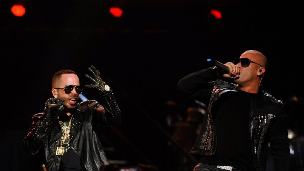 Wisin y Yandel en un concierto
