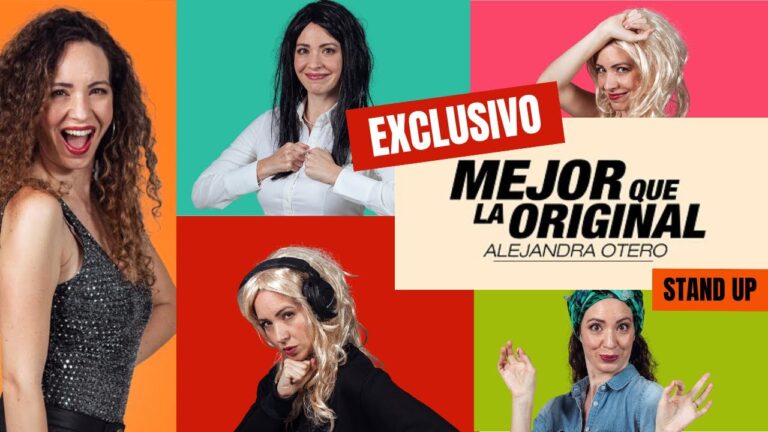 Ale Otero en las imitaciones de su show Mejor que la original