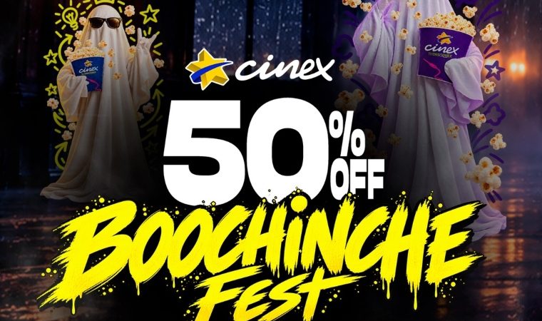 «Boochinche Fest» de Cinex trae descuentos en entradas y cartelera de terror