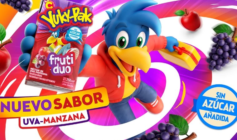 Yuky-Pak de Yukery presenta Fruti Duo: El nuevo sabor de uva y manzana